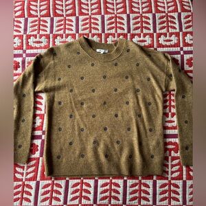 NWT Madewell embroidered pullover sweater sz small